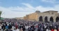 90,000 Palestinians perform Friday prayer at Aqsa Mosque
