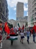 زنان برزیلی در حمایت از حقوق زنان فلسطین و مخالفت با کوچ اجباری غزه راهپیمایی کردند
 4