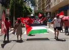 زنان برزیلی در حمایت از حقوق زنان فلسطین و مخالفت با کوچ اجباری غزه راهپیمایی کردند
 6