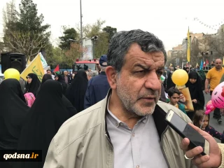 رضا تقی پور در مراسم روز قدس: امروز فریاد مظلومیت فلسطین را همه دنیا می شنود