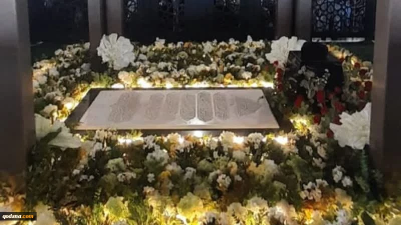 گلباران مزار مطهر شهید سیدحسن نصرالله در روز عید فطر 2