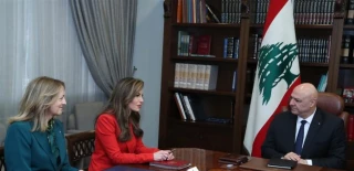 دیدار معاون فرستاده آمریکا با رئیس جمهور لبنان
