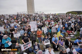 ‘Hands Off’ protests held in the U.S., other countries against Trump