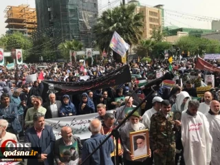 People of Tehran hold rally to condemn Israeli crimes