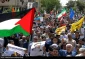 مسيرة ضخمة في قم المقدسة لنصرة الشعب الفلسطيني المظلوم