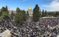Tens of thousands of worshipers perform Friday prayer at Aqsa Mosque