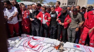 Zionist regime’s military claims Gaza medics were killed mistakenly