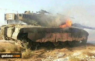 حمله گردان‌های قسام به تانک مرکاوا