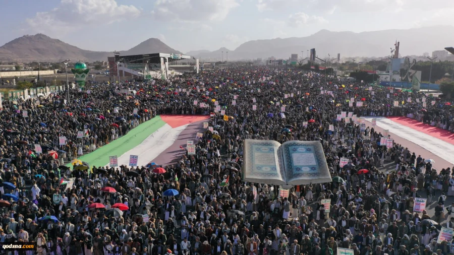 القبائل اليمنية تستنفر وتفوّض السيد الحوثي في مواجهة العدوان الأمريكي على البلاد ودعم غزة 2