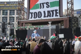 در مراسم فریاد فلسطین و آعاز کمپین بین المللی «دیگه دیره» مطرح شد:

حجت اسلام والمسلمین شجاعی: طوفان الاقصی معجزه یکی کردن قلب های مومنان برای نابودی کفر جهانی را نشان داد