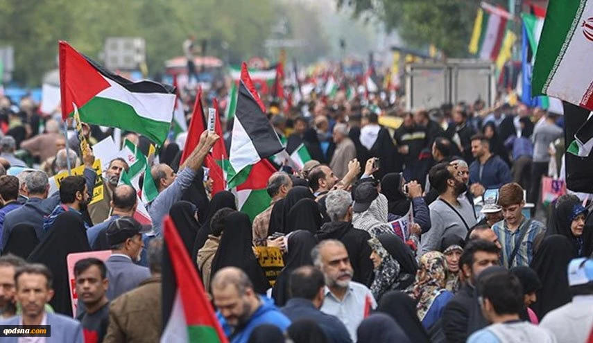 في إطار جمعات الغضب.. مدن إيرانية تنظم وقفات تضامنية مع غزة 2