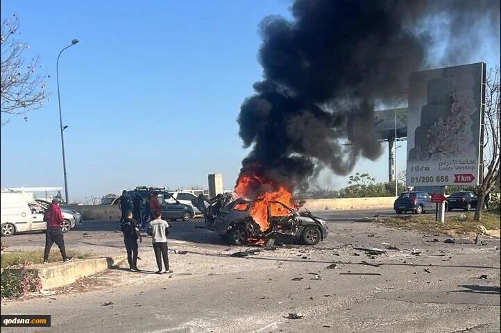 حمله پهپادی به یک خودرو در جنوب لبنان 2