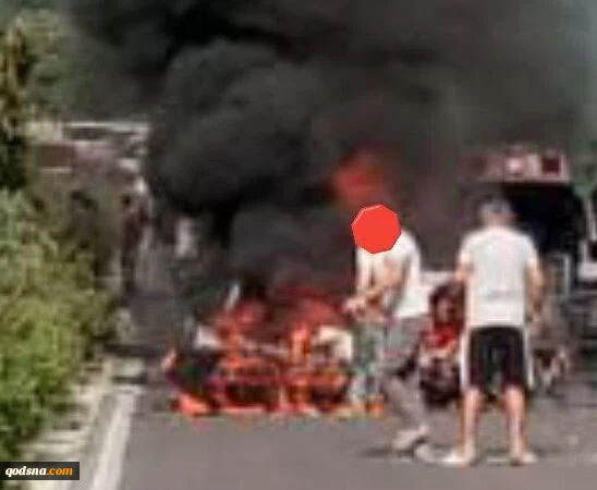 حمله پهپادی به یک خودرو در جنوب لبنان 3