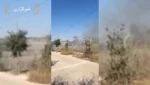 المشاهد الأولية لاستهداف حزب الله لآلية عسكرية