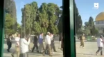 شهرک نشینان صهیونیست تحت پوشش نظامیان اسرائیلی به الاقصی یورش بردند