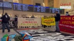 تظاهرات در نیویورک در اعلام همبستگی با فلسطین