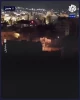 تصاویری از آتش گرفتن بلدوزر رژیم صهیونیستی در اردوگاه جنین