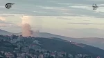 بمباران شهر بنت جبیل در جنوب لبنان