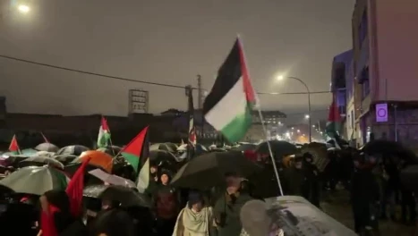 Israeli team’s visit evokes pro-Palestinian protest in Barcelona, elsewhere