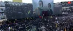 اقامه نماز بر پیکرهای مجاهدان شهید سیدحسن نصرالله و شهید سیدهاشم صفی‌الدین