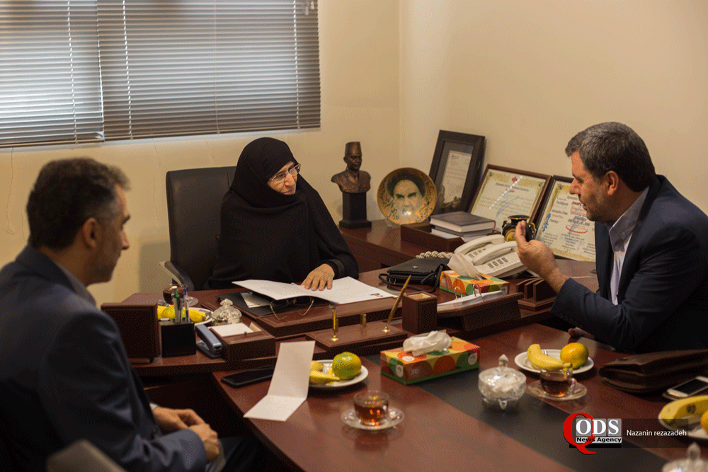 Ahwaz Governor's Meeting with Dr. Zahra Mostafavi Yadagar Imam 6