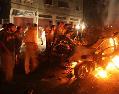 غارة إسرائیلیة على شمال غزة