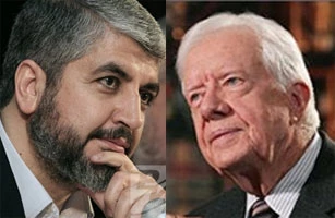 بعد موجة غضب إسرائیلیة ضد کتابه... جیمی کارتر یزور دمشق للقاء مشعل