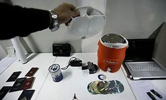 Lebanon showcases Israeli spy equipment