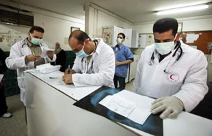 اعتصاب کارکنان بهداشت فلسطین