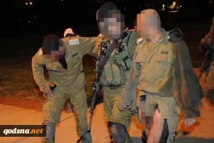 زخمی شدن پنج نظامي صهیونیست در غزه