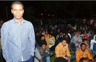 Asylum seekers held massive protest