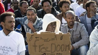 African refugees protest against Israel’s policies
