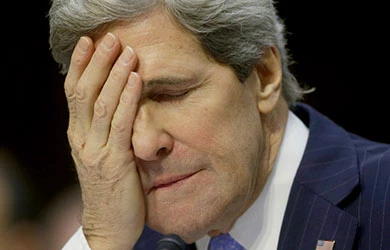 Kerry climbed down on 1st warning shot