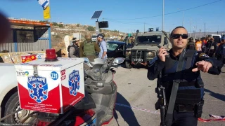 حاجز زعترة: 4 مصابین بعملیة دهس وإصابة منفذها بنیران الاحتلال