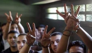 اعتصاب غذای 120 اسیر فلسطینی در زندان جلبوع اسرائیل