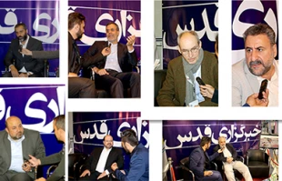 مهمانان قدسنا در بیست و دومین نمایشگاه مطبوعات چه گفتند ؟