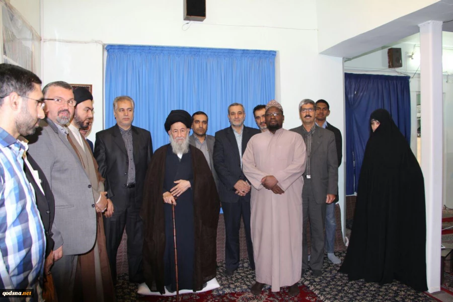 آية الله علوي الجرجاني يستقبل ممثلي الاتحاد العالمي لليافعين والشباب المناهض للاحتلال 3