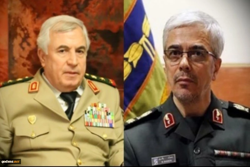 في اتصال هاتفي مع وزير الدفاع السوري

رئيس الاركان الايرانية يهنئ لانتصارات الجيش السوري
 2