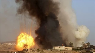 Saudi jets raid Yemeni capital after drone shot down