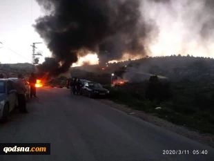 تحت حفاظت شدید نظامیان صهیونیست؛

صدها شهرک نشین صهیونیست مکان تاریخی جنوب نابلس را به آتش کشیدند/ به یک ایستگاه تلویزیونی فلسطینی هم حمله شد 2