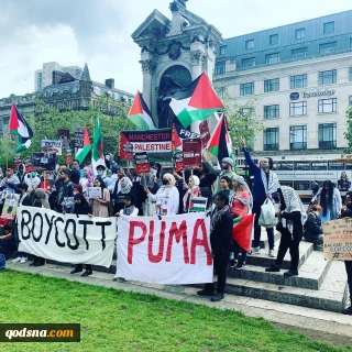 Protesters in UK demonstrate against sports-wash of Israeli apartheid