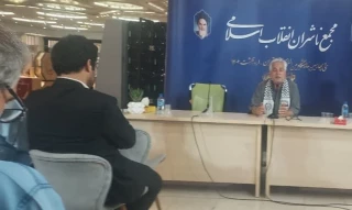 تجمع اصحاب رسانه و فعالان حوزه فلسطین در سالروز شهادت اولین شهید رسانه ای مدافع فلسطین