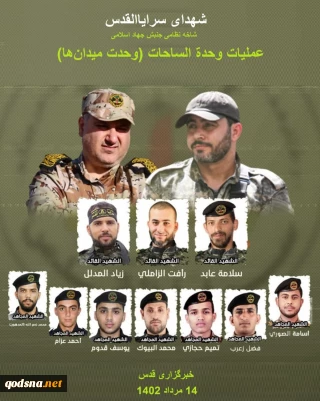 اینفوگرافی قدسنا/ 

209 شهید فلسطینی از ابتدای سال میلادی 2023/ شهدای شاخه نظامی جنبش جهاد اسلامی در عملیات «وحدة الساحات»