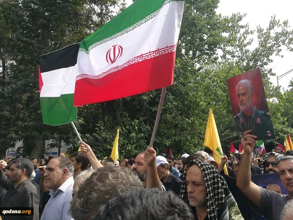 مراسم تشیع جنازه شهید اسماعیل هنیه  در تهران 2