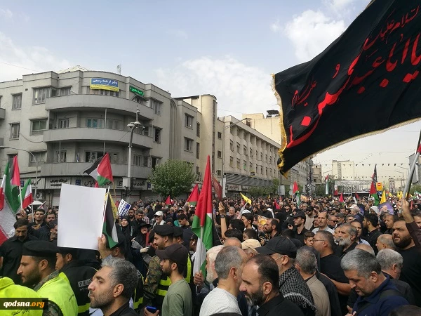 مراسم تشیع جنازه شهید اسماعیل هنیه  در تهران 12