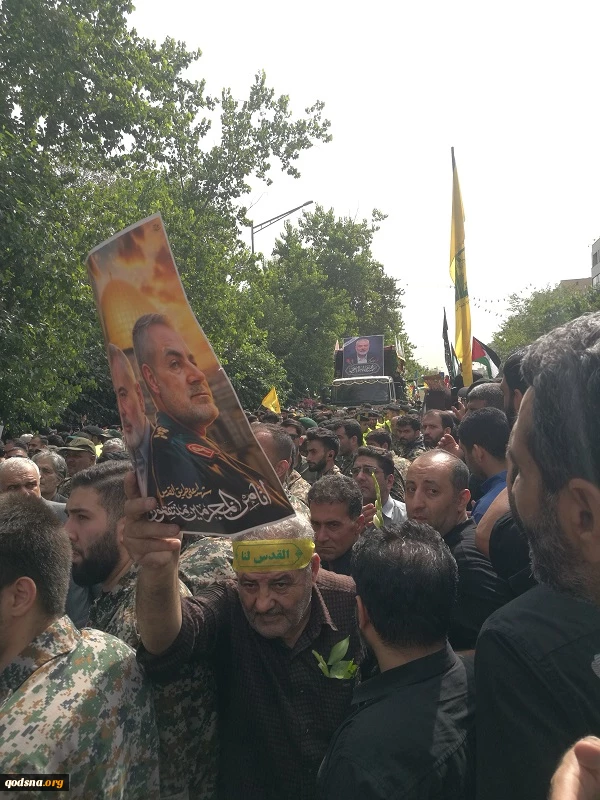 مراسم تشیع جنازه شهید اسماعیل هنیه  در تهران 11
