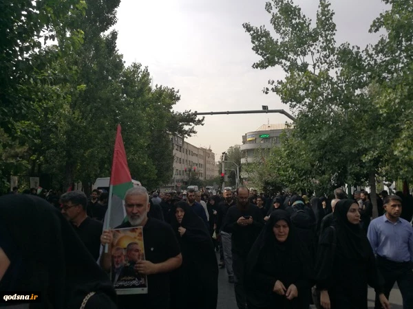 مراسم تشیع جنازه شهید اسماعیل هنیه  در تهران 19