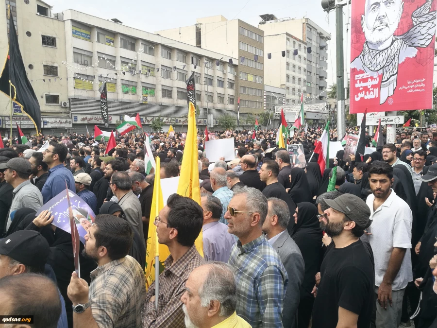 مراسم تشیع جنازه شهید اسماعیل هنیه  در تهران 14