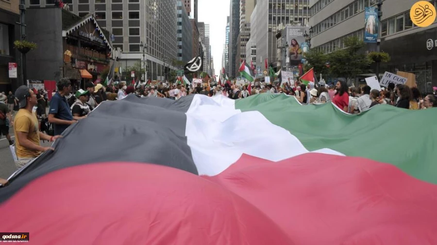 (تصاویر) تظاهرات حمایت از فلسطین در نیویورک 2