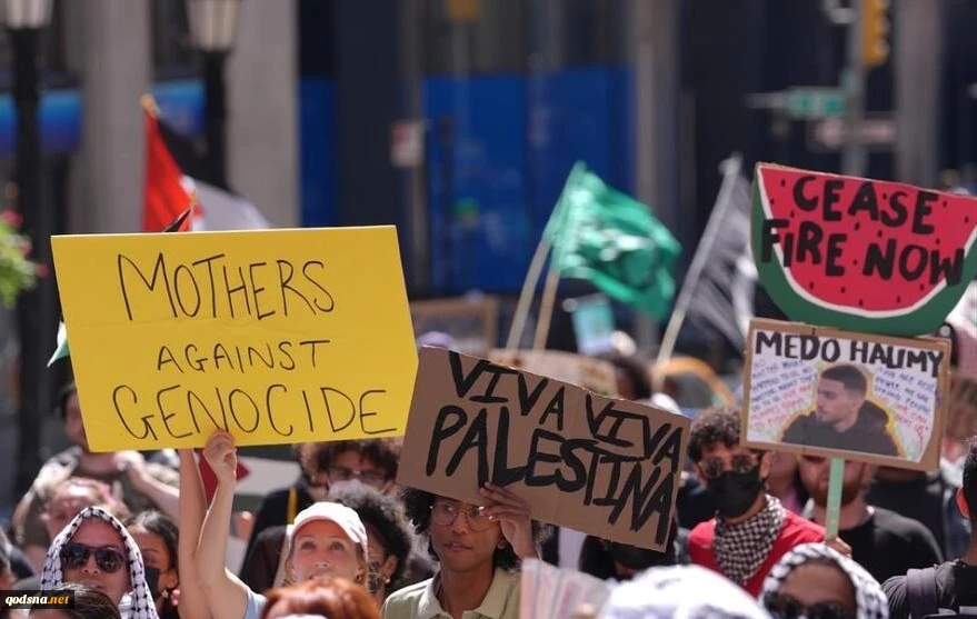 (تصاویر) تظاهرات حمایت از فلسطین در نیویورک 2